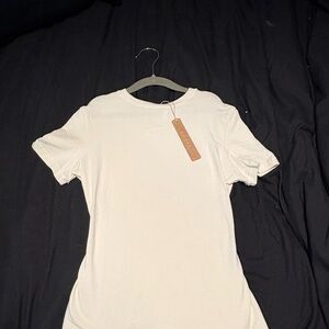 SKIMS White Short Sleeve Women's Tee
